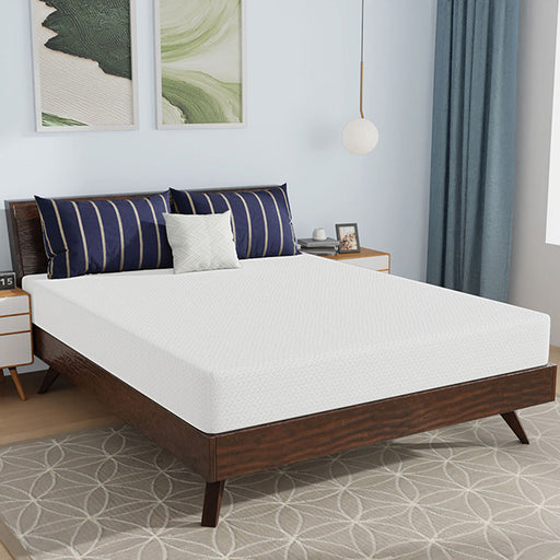 Nasturtium 8" Queen Bamboo Charcoal Infused Memory Foam - R&R Furniture Gallery (Fountain Valley, CA)