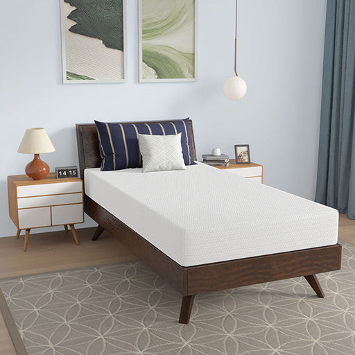 Nasturtium 8" Twin Bamboo Charcoal Infused Memory Foam - R&R Furniture Gallery (Fountain Valley, CA)