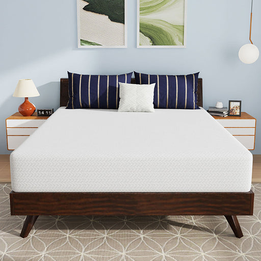 Nasturtium 10" Queen Bamboo Charcoal Infused Memory Foam - R&R Furniture Gallery (Fountain Valley, CA)