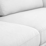 Dolly Modern - Off White Fabric Sofa — view 5