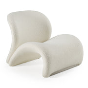 Donovan Modern Accent White Chair — view 2