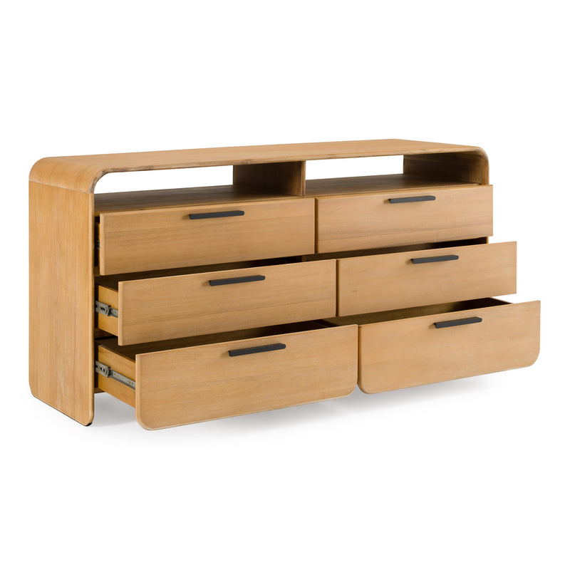 Dresden - Modern Natural Acacia Dresser — view 2