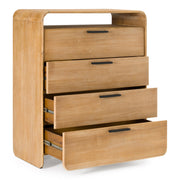 Dresden - Modern Natural Acacia Chest — view 2