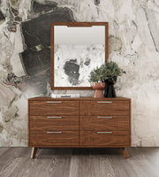 Soria Mid-Century Walnut Dresser — view 2