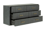 Manchester- Contemporary Dark Grey Dresser — view 2