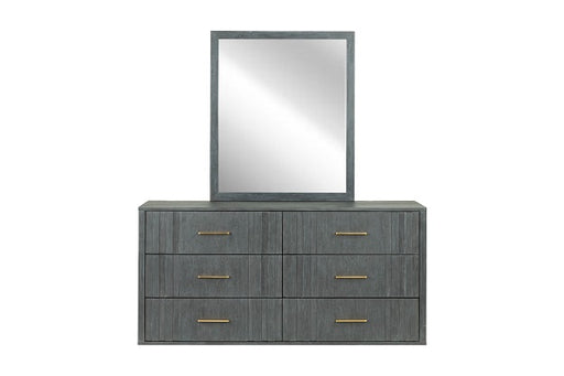 Manchester- Contemporary Dark Grey Mirror
