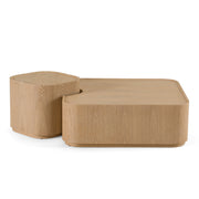 Quillen - Modern Natural Ash Nesting Coffee Table Set — view 2