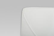 Misha - Modern White Leatherette Dining Chair — view 4