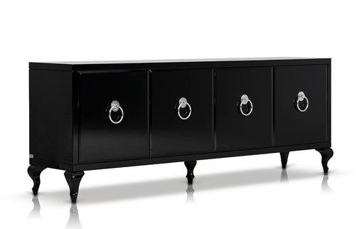 Bellagio Transitional Black Crocodile Lacquer Buffet — view 2