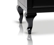 Bellagio Transitional Black Crocodile Lacquer Buffet — view 4