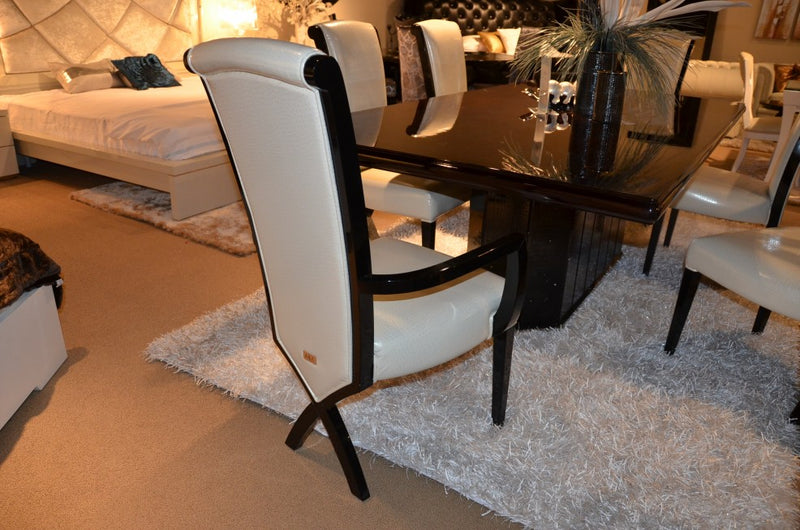 Xena - Transitional X-Leg Dining Chair — view 3