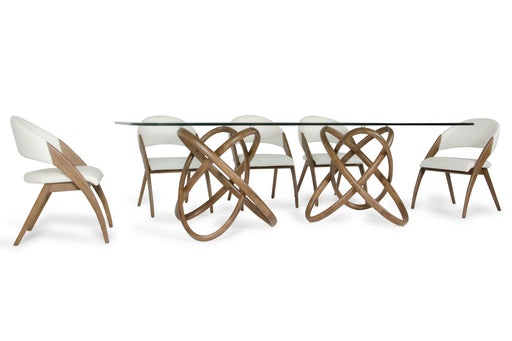 Mason & Lucas Modern Walnut Dining Set — view 2