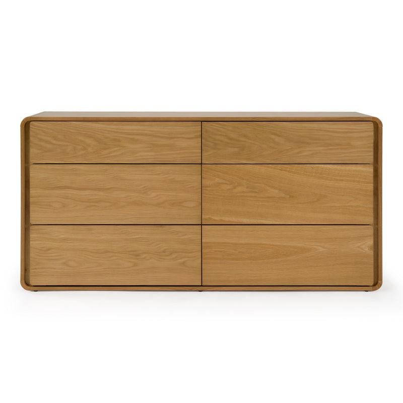 Dustin - Modern Natural Oak Dresser — view 3
