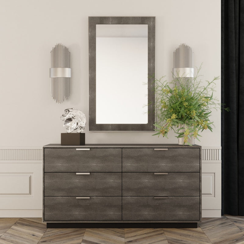 Dynasty - Modern Shagreen Dresser — view 3