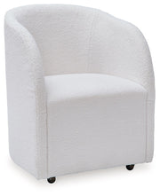 Rowanbeck - Dining Upholstered Arm Chair (Set of 2) - Ivory - R&R Furniture Gallery (Fountain Valley, CA)