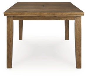 Urbinforte - Dining Room Butterfly Extension Table - Light Brown - R&R Furniture Gallery (Fountain Valley, CA)