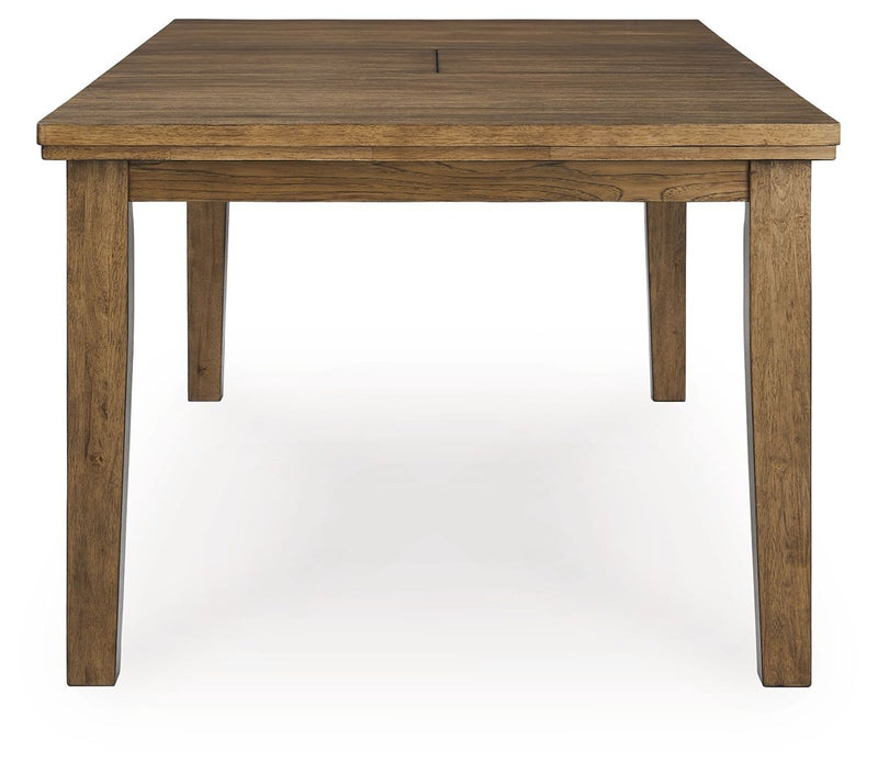 Urbinforte - Dining Room Butterfly Extension Table - Light Brown - R&R Furniture Gallery (Fountain Valley, CA)