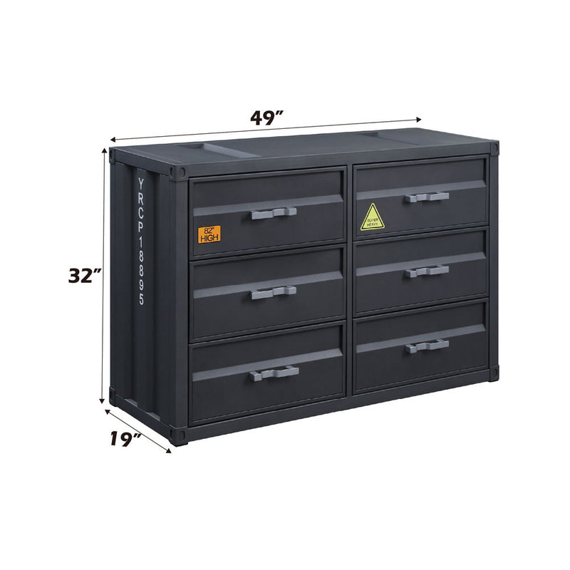 Cargo - Dresser - Gunmetal - R&R Furniture Gallery (Fountain Valley, CA)
