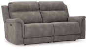 Next-Gen Durapella - Reclining Power Sofa - R&R Furniture Gallery (Fountain Valley, CA)
