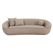 Jenny - Faux Mohair Sofa - Taupe - R&R Furniture Gallery (Fountain Valley, CA)