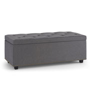 Hamilton - Upholstered Lift Top Rectangular Storage Ottoman - R&R Furniture Gallery (Fountain Valley, CA)