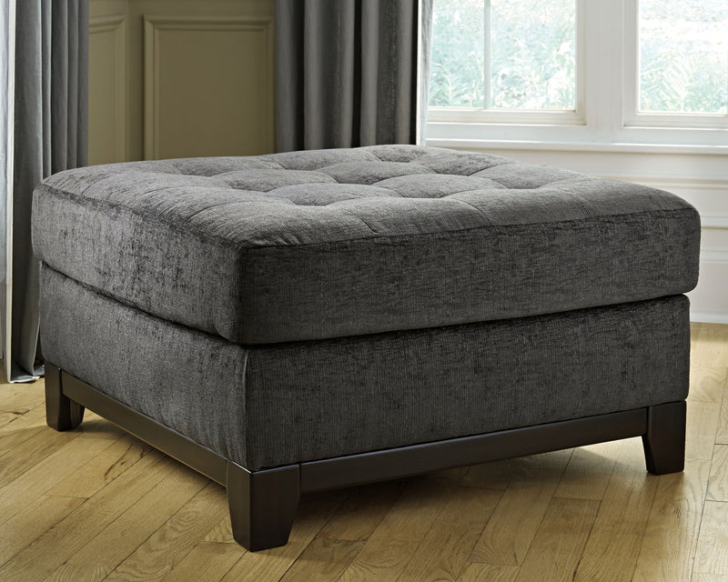Reidshire - Oversized Accent Ottoman - Steel - R&R Furniture Gallery (Fountain Valley, CA)