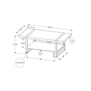 Coffee Table, Accent, Cocktail, Rectangular, Living Room, Contemporary, Modern - R&R Furniture Gallery (Fountain Valley, CA)