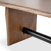 Brinton - 80" Dining Table - Acorn Brown - R&R Furniture Gallery (Fountain Valley, CA)