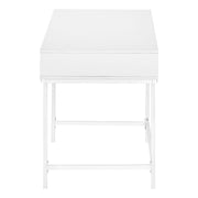 Computer Desk For Home Office, Storage Drawers, Marble Look Contemporary & Modern - R&R Furniture Gallery (Fountain Valley, CA)