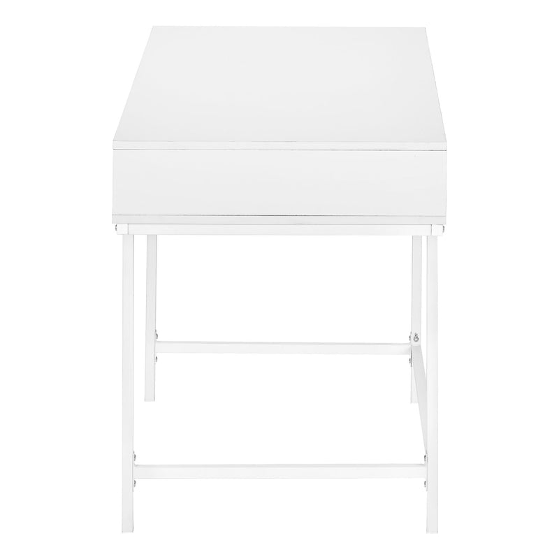 Computer Desk For Home Office, Storage Drawers, Marble Look Contemporary & Modern - R&R Furniture Gallery (Fountain Valley, CA)
