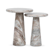 Huxley - Marble Round Accent Table - R&R Furniture Gallery (Fountain Valley, CA)