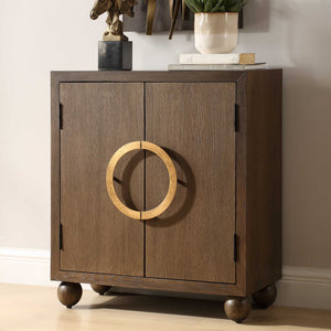 Mayenne - 2 Door Wood Cabinet - Oak
