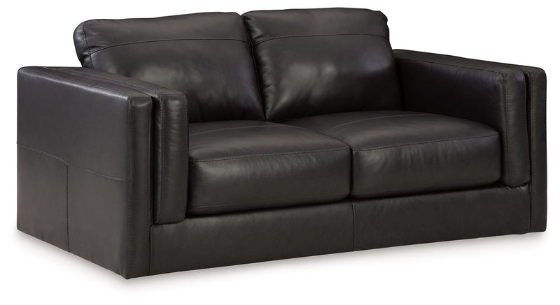Amiata - Loveseat - Onyx - R&R Furniture Gallery (Fountain Valley, CA)