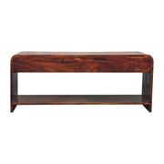 Aspen - Slim Media Unit - Dark Brown - R&R Furniture Gallery (Fountain Valley, CA)
