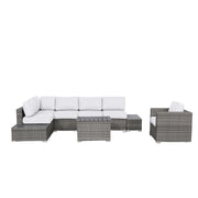 Stylish Entertainment Sectional Set, Outdoor Living - R&R Furniture Gallery (Fountain Valley, CA)