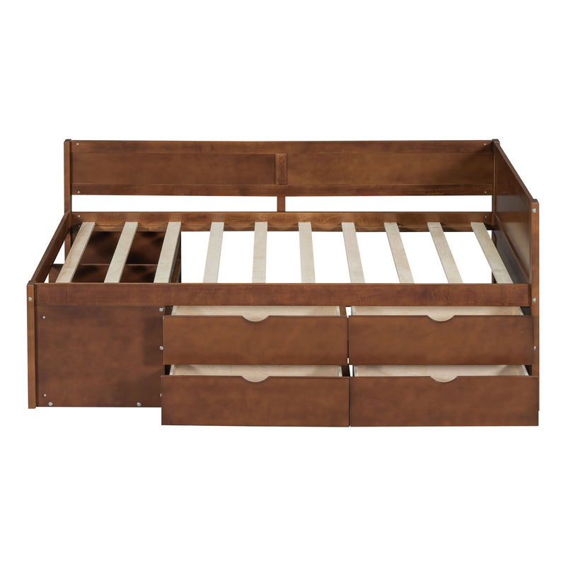 Daybed With Drawers And Shelves - R&R Furniture Gallery (Fountain Valley, CA)