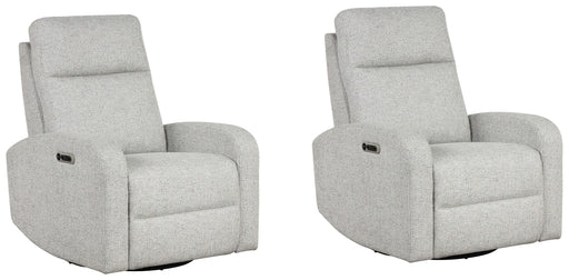 Thriller - Power Swivel Glider Recliner (Set of 2) - R&R Furniture Gallery (Fountain Valley, CA)