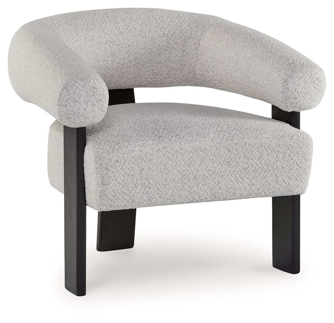 Dultish - Accent Chair - Snow - R&R Furniture Gallery (Fountain Valley, CA)