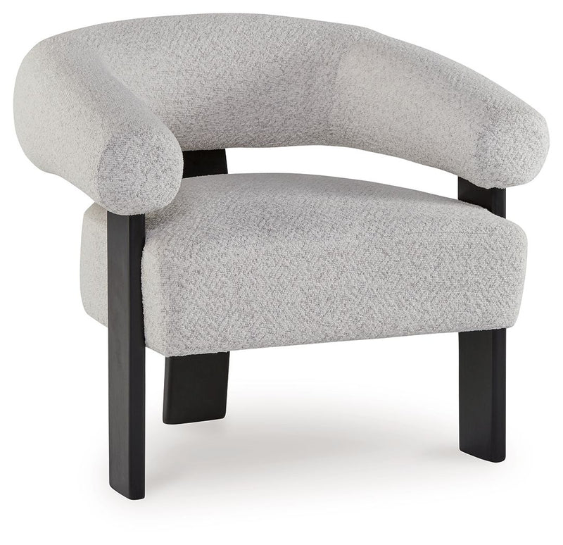 Dultish - Accent Chair - Snow - R&R Furniture Gallery (Fountain Valley, CA)