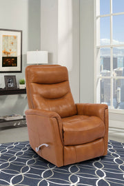 Gemini - Manual Swivel Glider Recliner - R&R Furniture Gallery (Fountain Valley, CA)