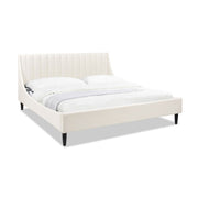 Aspen - Vertical Tufted Modern Headboard Platform Bed Set - R&R Furniture Gallery (Fountain Valley, CA)