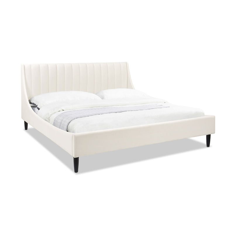 Aspen - Vertical Tufted Modern Headboard Platform Bed Set - R&R Furniture Gallery (Fountain Valley, CA)
