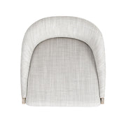 Newport - Coastal Curved Back Upholstered Counter Stool - Two Tone Neutral Gray - R&R Furniture Gallery (Fountain Valley, CA)