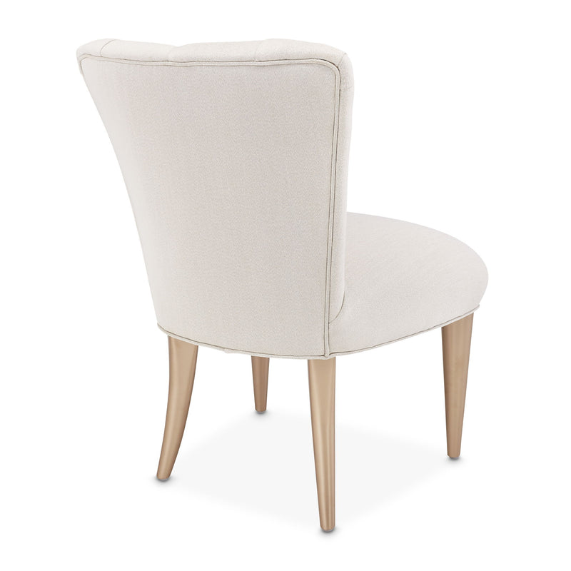 La Rachelle - Vanity Chair - Champagne - R&R Furniture Gallery (Fountain Valley, CA)