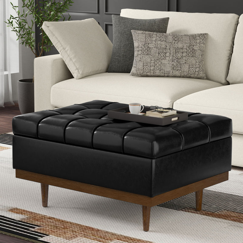 Mariah - Upholstered Lift Top Table Storage Ottoman - R&R Furniture Gallery (Fountain Valley, CA)