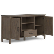 Ela - Medium TV Stand - Smoky Brown - R&R Furniture Gallery (Fountain Valley, CA)