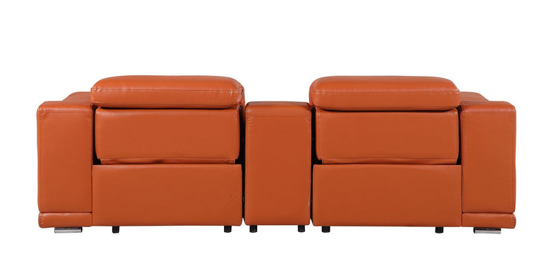 9762 - 3-Piece Modular Power Reclining Console Loveseat With 2 Power Recliners In