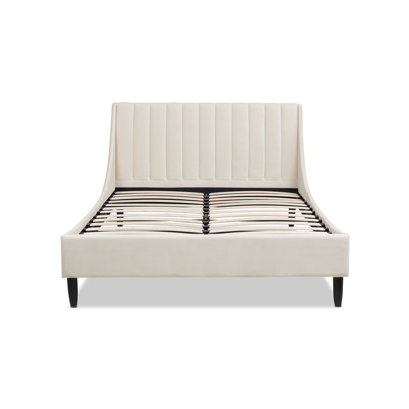 Aspen - Vertical Tufted Modern Headboard Platform Bed Set - R&R Furniture Gallery (Fountain Valley, CA)