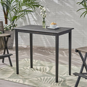 Outdoor Minimalist Acacia Wood Rectangle Bar Table - R&R Furniture Gallery (Fountain Valley, CA)