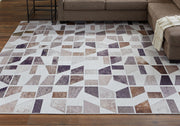 Colorful Signature Design by Ashley Jettner area rug with intricate pattern and plush texture, ideal for modern living rooms.